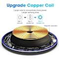 Miniatyrbillede 4 af 7: 30W Hurtig Trådløs Oplader til iPhone 15 14 13 12 X Pro Max 8 Samsung Galaxy S23 Xiaomi Trådløs Opladningsstation Oplader Black
