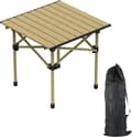 Miniatyrbilde 1 av 6: Bærbart sammenleggbart campingbord, lett rullebord for utendørs bruk med bæreveske, sammenleggbart piknikbord for camping, strand, grilling