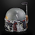Miniatyrbild 2 av 4: B-Star Wars Boba Fett Halloween Huvudstycke Påsk Karneval Jul Maskeradfester _xx Gray