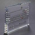 Miniatyrbild 1 av 5: Akrylisk periodiskt system av riktiga element, Kemiska element display, Periodiska systemet, Skolundervisning, Födelsedagspresent