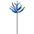 Pikkukuva 4 / 9: Kineettiset tuulimyllyt puutarhaan, puutarhan tuulimyllytikut blue