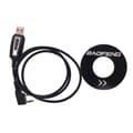 Vandtæt USB Programmeringskabel med Driver CD Firmware til BaoFeng UV5R/888s Walkie Talkie K Konnektorledning