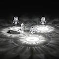 Miniatyrbilde 4 av 5: Krystalllampe, trådløs lampe, fargeskiftende berøringslampe, oppladbar diamantbordlampe for soverom stue, festmiddag (3 farger)