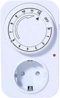 Timer Switch Mechanical Timer Socket 12-Hour Timing Power Off Time Control Switch Power Outlet 16A 3680W Lamp Pump Time Relay