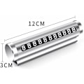 Miniatyrbilde 5 av 5: 1 stk Svart Midlertidig Stoppskilt, Nummerplate Universal Rotasjon