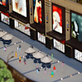 Miniatyrbild 5 av 5: 3 x 100 st/set Människofigurer Bärbara Utsökta Texturer ABS Levande Målade Figurer för Sandbordmodell