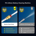 Miniatyrbillede 4 af 5: Ledningsfri Trykvasker 30 Bar Tryk Vandsprøjtepistol 48V Lithium Batteri Holder 60 Minutter Fuld Opladning Bærbar Trykvasker 48VH