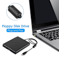 Miniatyrbillede 5 af 5: 3,5 tommer USB mobil diskettedrev bærbar 1,44MB ekstern diskettedisk F