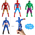 Miniatyrbild 2 av 5: Marvel-figurer, superhjältefigurer 18 cm, 4 stycken Avengers-figurer, Marvel-leksak Titan Hero-serien