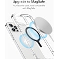 Pikkukuva 2 / 9: MagSafe-tarra 360:lle, MagSafe-rengasmagneetti (HaloLock), 2 kpl magneettirengasta, universaali magneettisetti iPhone 15:lle, Galaxy S23/S22/S21 Musta