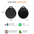 Miniatyrbilde 3 av 9: Nøkkel finner, Fungerer med Apple Finn min (bare iOS), Utskiftbart batteri, Tapt plassering, GPS-sporing for barn, Bagasje, Lommebok