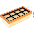 Miniatyrbild 5 av 5: Ersättningsfilter för dammsugare, platt veckat filter Dammsugarfilter Kerna Hushållsapparater Tillbehör för Karcher AD3.200