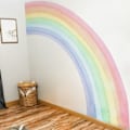 Miniatyrbillede 5 af 5: Store Vandfarve Regnbue Vægmærker, Boho Regnbue Vægmærke Ll