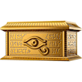 Miniatyrbild 1 av 5: Yu-Gi-Oh! Bandai Ultimagear Millennium Puzzle Förvaringslåda Guldsarkofag