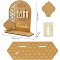 Miniatyrbillede 2 af 6: Træ Ramadan Adventskalender 2024, 30 Dages Nedtællingskalender Træ Eid Kalender DIY style-1