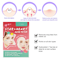 Miniatyrbillede 4 af 5: 156 stk. Hydrocolloid Pimples Healing Patches Hjerte- og Stjerneformet Forhindrer Betændelse Pimples Dæk Stickers