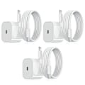 Miniatyrbild 1 av 7: 3-pack - Laddare för iPhone - Snabbladdare - Adapter + Kabel 20W Vit one size iPhone 3-Pack iPhone 3-Pack 3-Pack 3-Pack iPhone