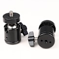 Miniatyrbild 1 av 2: Mini kulled 2-pack Kulledhuvudfäste med avtagbar 1/4\" blixtskoadapter