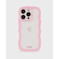 Pikkukuva 1 / 4: held iPhone 16 Pro Max -kuori, aaltoileva pinkki/läpinäkyvä_xx 64