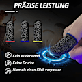 Miniatyrbild 3 av 5: Fingerskydd för spel, med anti-svett, precision touch response