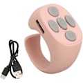 Miniatyrbild 5 av 5: Bluetooth-fjärrkontroll för sidvändning, trådlös rullfjärrkontroll, laddningsbar, ringdesign Bluetooth-fjärrkontroll rose