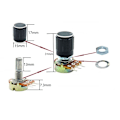 Miniatyrbillede 2 af 4: Potentiometer B10K 10K Ohm 13mm_xx