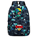 Pikkukuva 1 / 2: BRAWLSTARS Wilderness Battle Poikien ja Tyttöjen Reppu - WELLNG Style 5