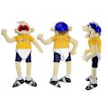 Miniatyrbild 2 av 4: 60cm Jeffy Hat Hand Puppet Jeffy Plyschdocka Cosplay Leksak Spel Fylld Docka Julgåvor för Barn