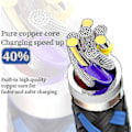 Miniatyrbild 3 av 4: 5-pack nylonflätad iPhone-laddare Lightning-kabel snabbladdning