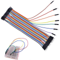 Miniatyrbild 4 av 4: 10/20/30cm 40-stifts M-m F-f M-f Brödbräda Dupont Jumper-kabel för Arduino Qinhai (Storlek: Hane till hane 10cm)