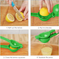 Miniatyrbillede 3 af 4: Til presning af citroner og citrusfrugter, nem at rengøre, 8,8 tommer, grøn