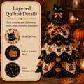 Miniatyrbild 4 av 8: DIY Quilted Fabric Christmas Tree Kit, 3D Fabric Patchwork Craft Set for Beginners, Handmade Table Decoration for Home, Mantel, Table, Office #E