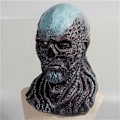 Miniatyrbillede 3 af 5: Horror Monster Full Head Latex Maske Halloween Cosplay Fest Prop Blå-Lang Blue-Long