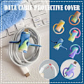 Miniatyrbild 3 av 5: 5-pack 2-i-1 Datakabelsskydd, Datakabelsskyddshölje, Söt Silikon Datakabelupprullare, Universal Mini Datakabelsskydd för Mobiltelefon