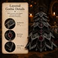 Miniatyrbillede 4 af 8: DIY Quilted Fabric Christmas Tree Kit, 3D Fabric Patchwork Craft Set for Beginners, Handmade Table Decoration for Home, Mantel, Table, Office #C