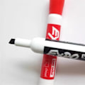 Miniatyrbilde 4 av 5: Expo Low-odor Chisel Point Tørrslett Markørsett, Designet for Whiteboards, Glass og de fleste ikke-porøse overflater, 4 fargemarkører
