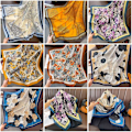 Pikkukuva 4 / 10: Rantahuivi 90x90cm Silkki huivi 4 4 4 4