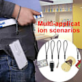 Miniatyrbilde 4 av 5: 6 stk. justerbar håndleddsstropp med avtakbar knapp for mobiltelefon, telefon, kamera, lommelykt, nøkkelringer