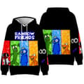 Roblox Rainbow Friends Vintertröja med Huvtröja för Barn B B 150cm