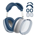 Pikkukuva 1 / 3: Suojaava kotelo AirPods Max -kuulokkeille, pääpanta suojakalvo + TPU suojakalvo + silikoniset korvatyynyt, hikinpitävät lisävarusteet (sininen) blue