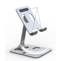 Miniatyrbilde 3 av 11: Smarttelefon Dokk Stativ Foldsom Bord Mobiltelefon Støtteholder Vinkel Høyde Justerbar Telefon/Tablett Stativ Red 0.1