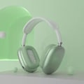 Pikkukuva 2 / 2: Langattomat melunvaimentavat kuulokkeet musiikkitoiminnolla fluorescent green