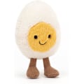Miniatyrbild 5 av 5: Jellycat Amuseables Kokt Ägg Happy Gosedjur, Liten 5,5 tum | Mat Plysch | Rolig Present