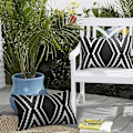 Pikkukuva 4 / 5: Ulkoilman vedenpitävä boho-tyynynpäällinen geometrinen tyyny
