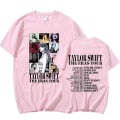 Miniatyrbilde 1 av 2: Taylor Swift The Best Tour Fans T-skjorte Trykt T-skjorte Bluse Genser Topper Voksenkolleksjon Gave Rosa Pink S