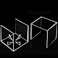Miniatyrbild 5 av 5: 4 st Baseboll Displayfodral, UV-Dammtäta Akryl Displayboxar, Transparent Displayfodral för Baseboll-YNP_xx