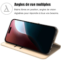 Miniatyrbilde 2 av 4: Etui til iPhone 16 Plus, Anti-ripe kortlomme 360 graders beskyttelse PU Lær Gull
