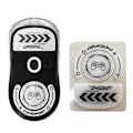 Miniatyrbillede 2 af 10: Gaming Glat Glas Musefødder Skøjter til Logitech GPRO X Superlight / G Pro Wireless Silkebløde afrundede buede kanter GPW 0.04