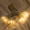 Miniatyrbillede 9 af 9: Stjerneformet Lysstreng 10 ft 20 LED Feelyse Batteridrevet Vandafvisende Indendørs Til Soveværelse Fest Bryllup Juletræ Dekorationer (Varmt Hvidt)