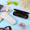 Miniatyrbillede 5 af 5: 2 stk. Pink White Hard Shell Case Bling PU Læder Glas
